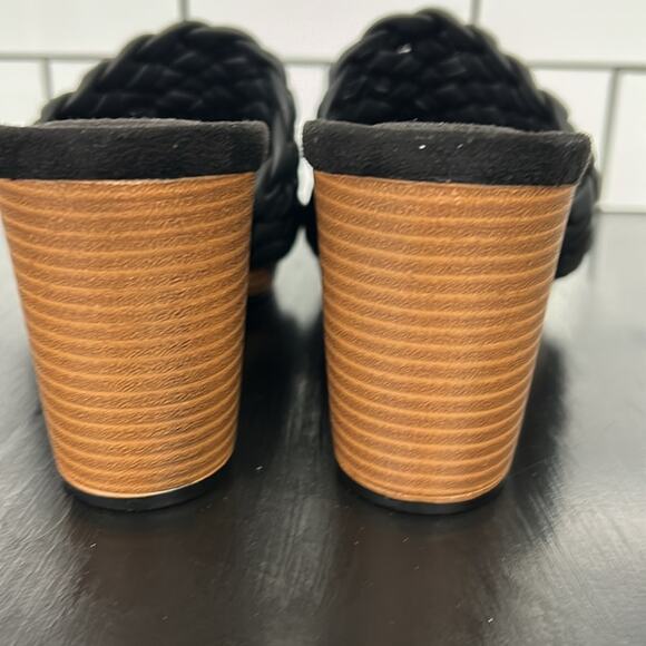 Pierre Dumas Faux Leather Braided platform Slip On Shoes Women’s Size 9 - Picture 5 of 6